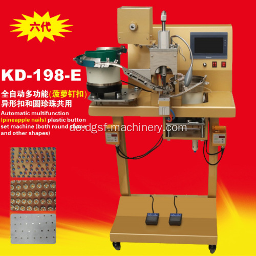 Kangda KD-198-E Sechter Generation Vollautomatischer Multifunktionsmultifunktions-Spezialknopf Perlenknopf-Taste-Taste-Nähmaschine